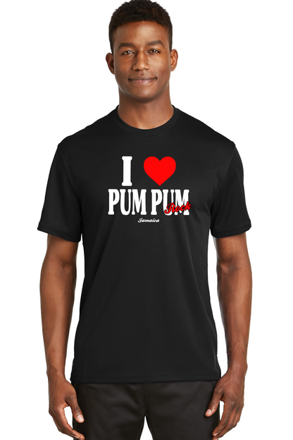 I Heart Pum Pum Rock Unisex T-shirt