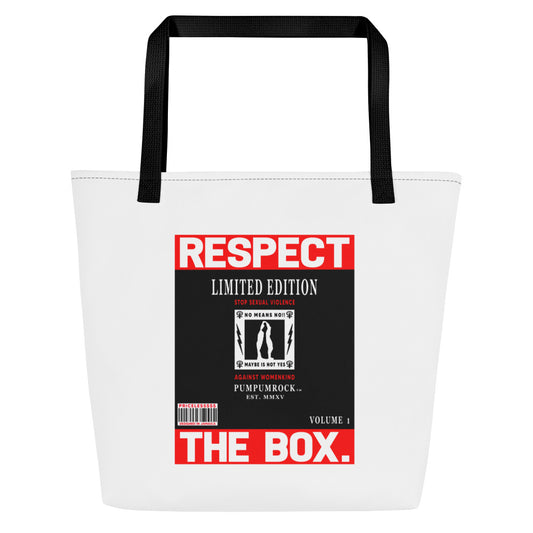 RESPECT THE BOX TOTE BAG