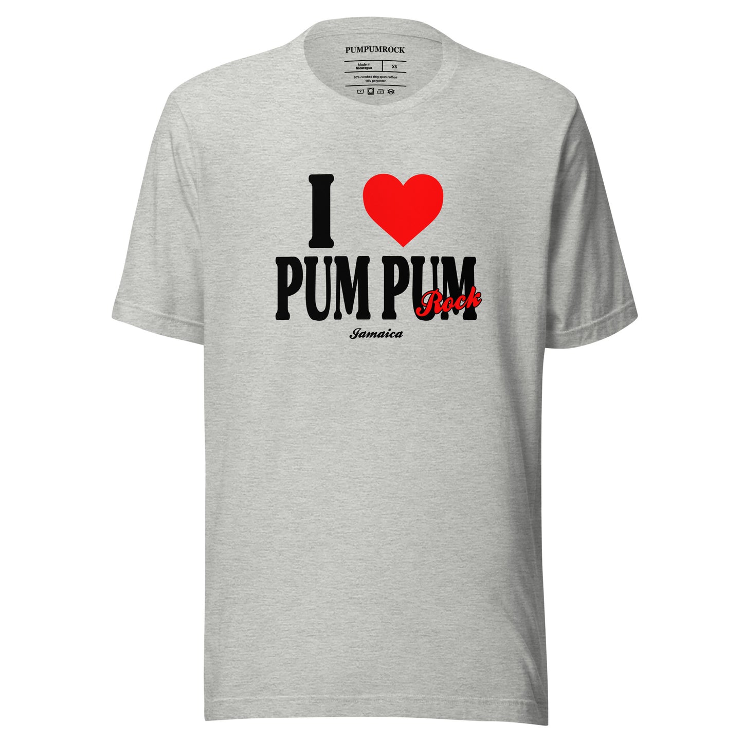 I Heart Pum Pum Rock Unisex T-shirt