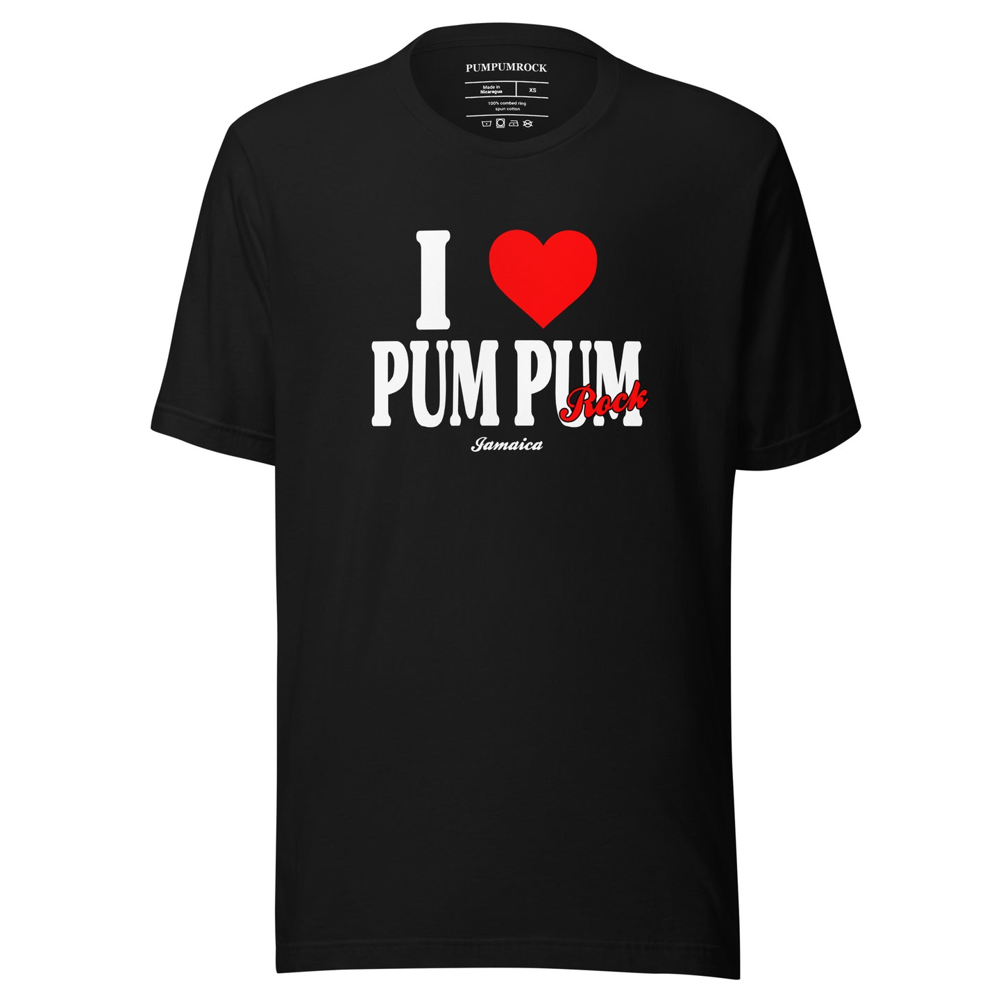 I Heart Pum Pum Rock Unisex T-shirt