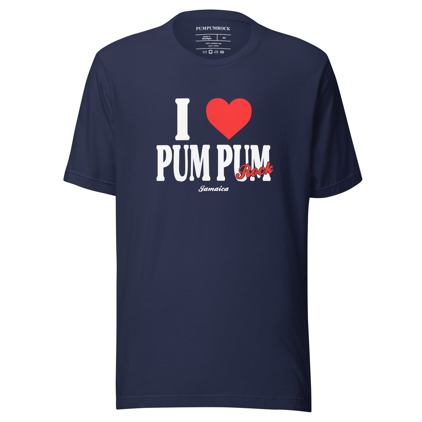 I Heart Pum Pum Rock Unisex T-shirt