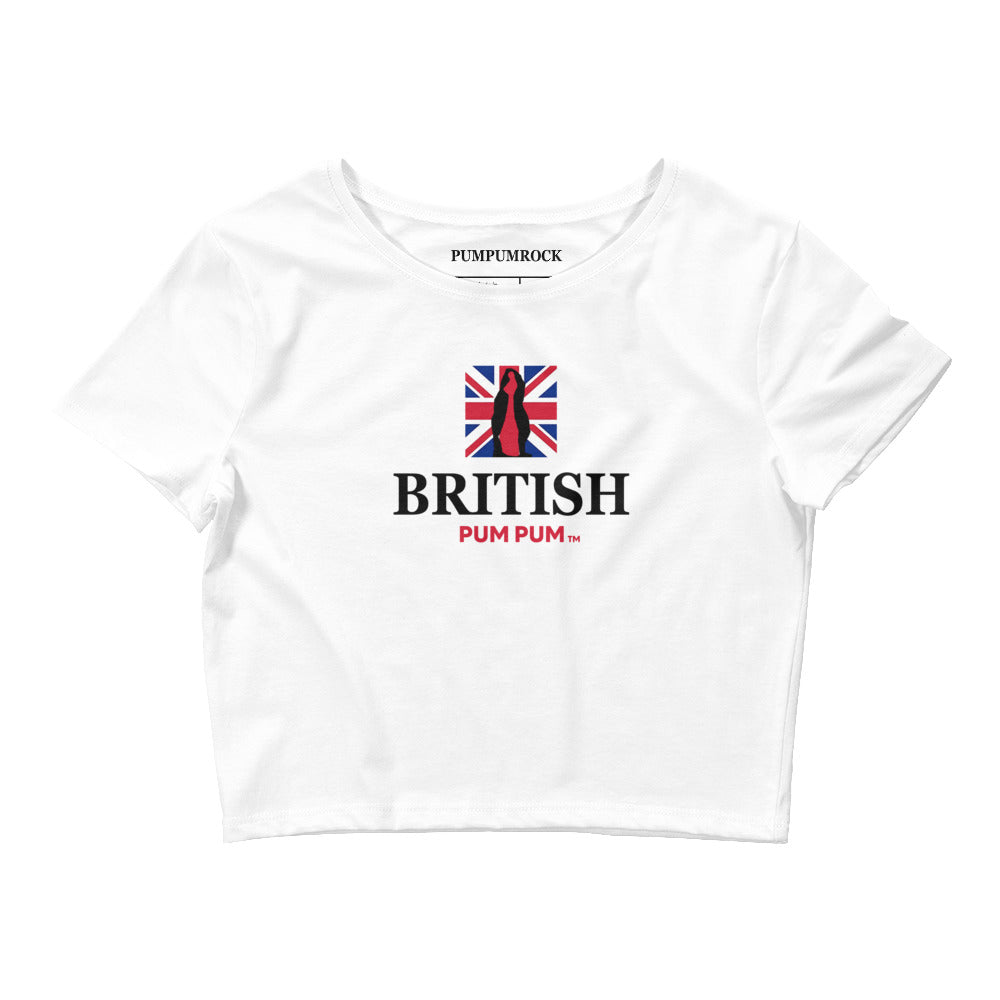 BRITISH PUM PUM CROP TOP